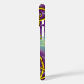 Coques Case-Mate iPhone DRAGON LOVE, GOLD CELTIC KNOS DRAGONS, Violet (Verso / Gauche)