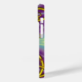 Coques Case-Mate iPhone DRAGON LOVE, GOLD CELTIC KNOS DRAGONS, Violet (Verso / Gauche)