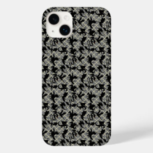 Coque Pour iPhone 14 Plus Dragon motif 01.wx4x4.bleu Gris BG