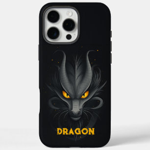 Coques iPhone 16 Pro Max Dragon noir en colère