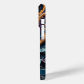 Coques Case-Mate iPhone Dragon Oeil moderne Abstrait Géométrique Nom fract (Verso / Gauche)