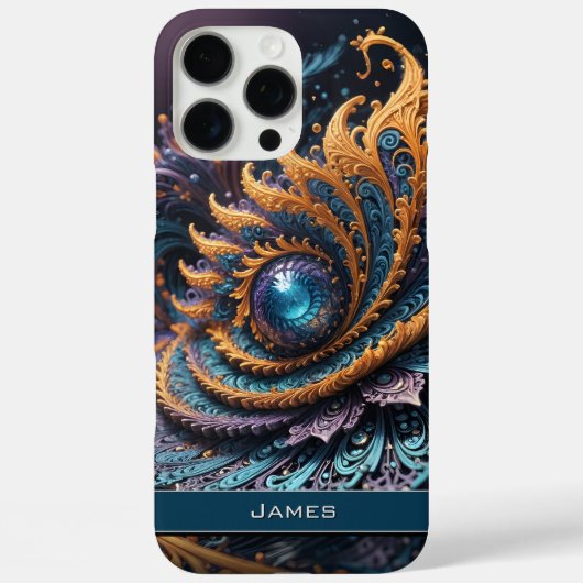 Coques Case-Mate iPhone Dragon Oeil moderne Abstrait Géométrique Nom fract (Verso)