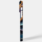 Coques Case-Mate iPhone Dragon Oeil moderne Abstrait Géométrique Nom fract (Verso / Gauche)