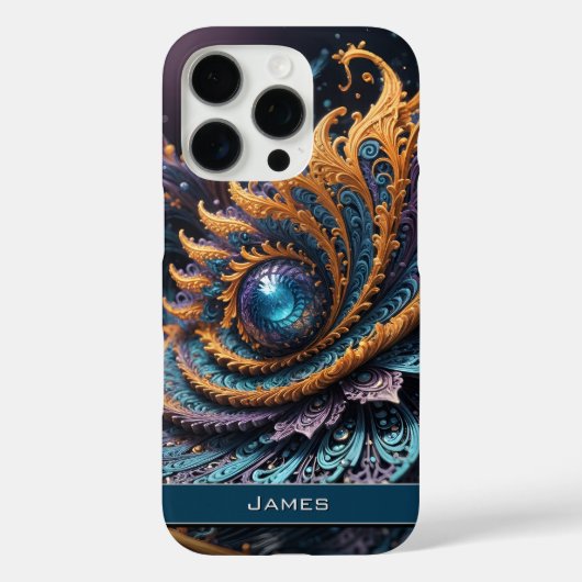 Coques Case-Mate iPhone Dragon Oeil moderne Abstrait Géométrique Nom fract (Verso)