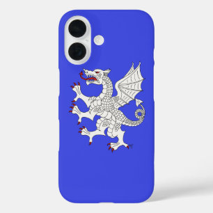 Coques iPhone 16 Dragon Rampant Argent