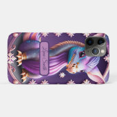 Coques Case-Mate iPhone Dragon Rose Violet, Art Digital Fantastique (Dos (Horizontal))