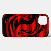 Coques Case-Mate iPhone Dragon rouge (Verso (horizontal))