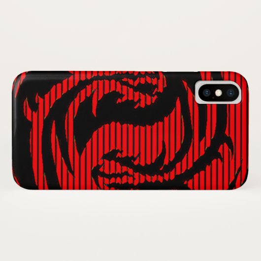 Coques Case-Mate iPhone Dragon rouge (Dos (Horizontal))