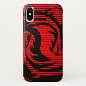 Coques Case-Mate iPhone Dragon rouge (Dos)