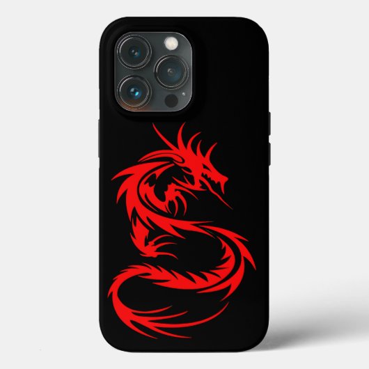 Coques Case-Mate iPhone Dragon rouge (Verso)