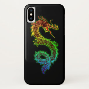 Coque Case-Mate Pour iPhone Dragon rougeoyant coloré
