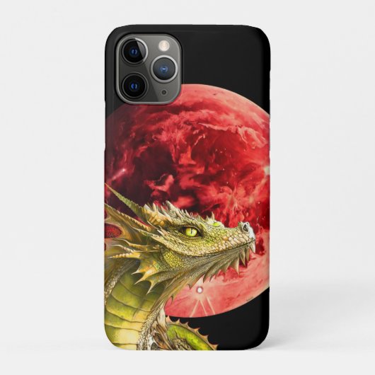 Coques Case-Mate iPhone Dragon sur Bloody Moon (Dos)
