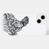 Coques Case-Mate iPhone Dragon sur le rocher (Verso (horizontal))