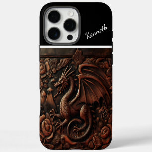 Coques iPhone 16 Pro Max Dragon Tressé Sur Le Haut De La Montagne