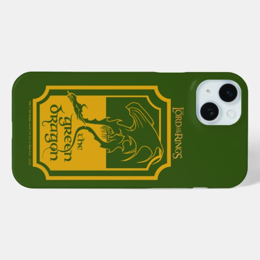 COQUES Case-Mate iPhone DRAGON VERT™ (Verso (horizontal))