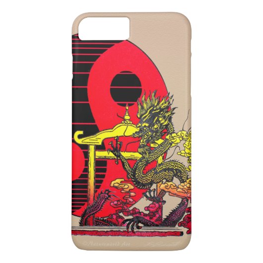 Coques Case-Mate iPhone Dragon Yin Yang iPhone 7 à peine là (Dos)