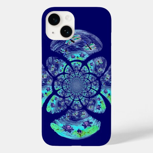 Coques Case-Mate iPhone Dragonflies, Fleurs Lys D'Eau (Verso)