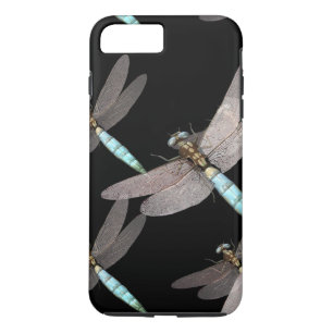 Coque iPhone 8 Plus/7 Plus Dragonfly Air Force sur Black
