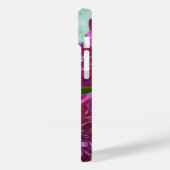 Coques Case-Mate iPhone Dragonfly avec Plate Dîner violet Dahlia Fleurs (Verso / Gauche)