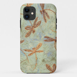 Coque Case-Mate Pour iPhone Dragonfly Dance Gold