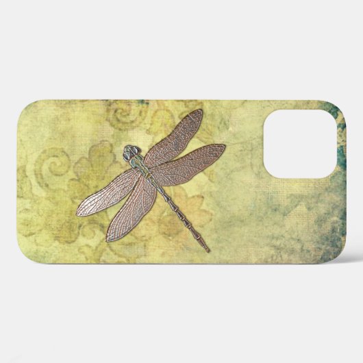 Coques Case-Mate iPhone Dragonfly de bronze (Verso (horizontal))