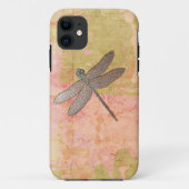 Coques Case-Mate iPhone Dragonfly d'impressions roses (Dos)