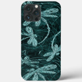 Coques Case-Mate iPhone Dragonfly Disco Midnight Blue (Verso)