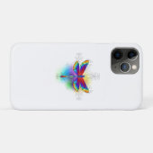 Coques Case-Mate iPhone Dragonfly en arc-en-ciel (Dos (Horizontal))