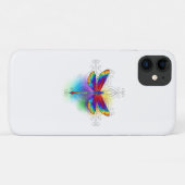 Coques Case-Mate iPhone Dragonfly en arc-en-ciel (Dos (Horizontal))