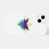 Coques Case-Mate iPhone Dragonfly en arc-en-ciel (Verso (horizontal))