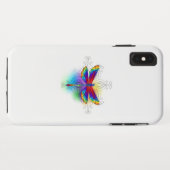 Coques Case-Mate iPhone Dragonfly en arc-en-ciel (Dos (Horizontal))