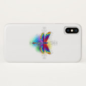 Coques Case-Mate iPhone Dragonfly en arc-en-ciel (Dos (Horizontal))
