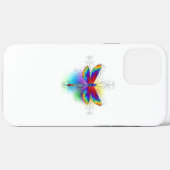 Coques Case-Mate iPhone Dragonfly en arc-en-ciel (Verso (horizontal))