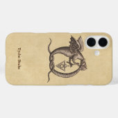 Coques Case-Mate iPhone Dragons au soufre et au mercure personnalisés (Verso (horizontal))