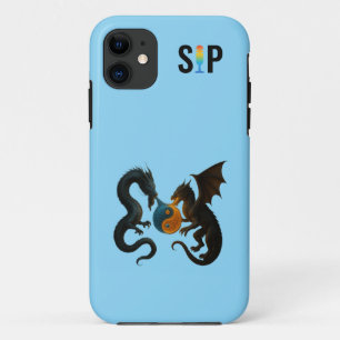 Case-Mate iPhone Case Dragons du Yin Yang – Équilibre du Feu et de l’Eau
