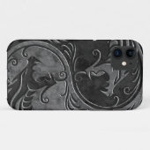 Coques Case-Mate iPhone Dragons en pierre de Yin Yang (Dos (Horizontal))