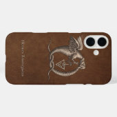 Coques Case-Mate iPhone Dragons magiques Ouroboros avec nom (Verso (horizontal))