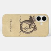 Coques Case-Mate iPhone Dragons Ouroboros avec nom (Verso (horizontal))