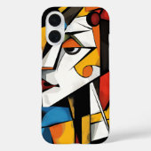 Coques Case-Mate iPhone Dramatique Cubiste Design d'art Abstrait (Verso)