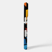 Coques Case-Mate iPhone Dramatique Cubiste Design d'art Abstrait (Verso / Droite)