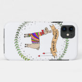 Coques Case-Mate iPhone Drame de lama, alpaga (Dos (Horizontal))
