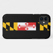 Coques Case-Mate iPhone Drapeau 5s du Maryland (Dos (Horizontal))