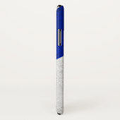 Coques Case-Mate iPhone Drapeau Acadien Nom de famille Grunge désorganisé  (Dos/Droite)