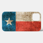 Coques Case-Mate iPhone Drapeau âgé et rayé de cru du Texas (Verso (horizontal))