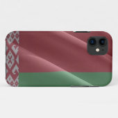 Coques Case-Mate iPhone Drapeau agitant le Belarus - (Dos (Horizontal))