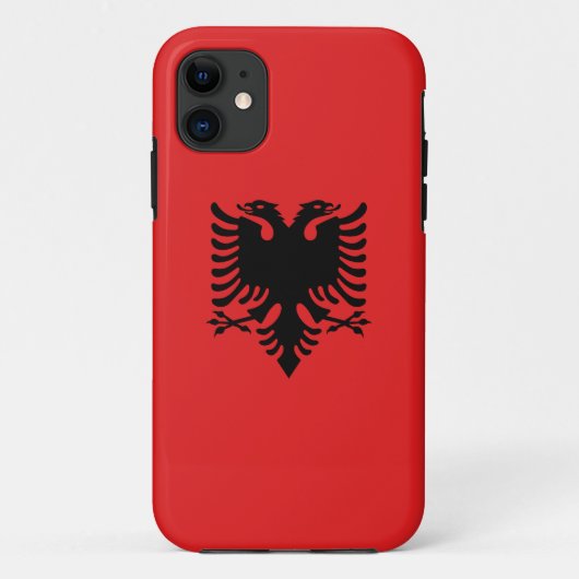 Coques Case-Mate iPhone Drapeau albanais patriotique (Dos)