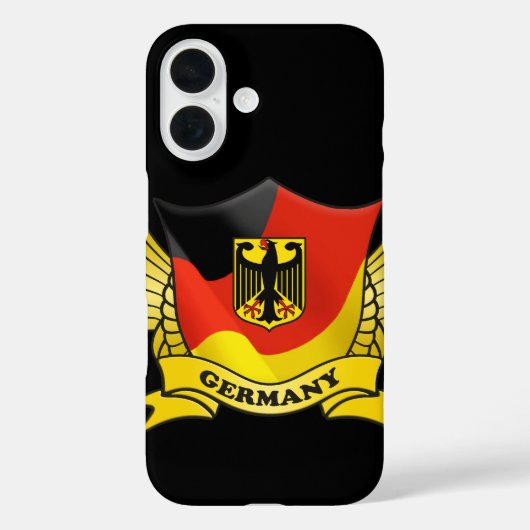 Coques Case-Mate iPhone Drapeau Allemagne (Verso)