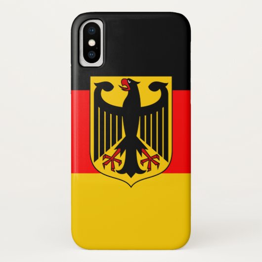 Coques Case-Mate iPhone Drapeau Allemagne (Dos)
