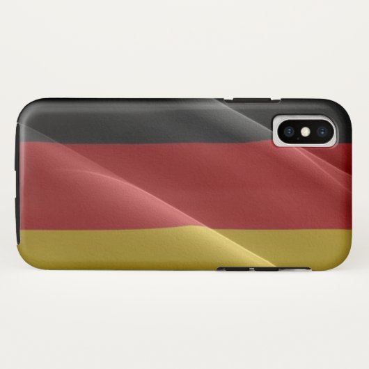 Coques Case-Mate iPhone drapeau allemand - (Dos (Horizontal))
