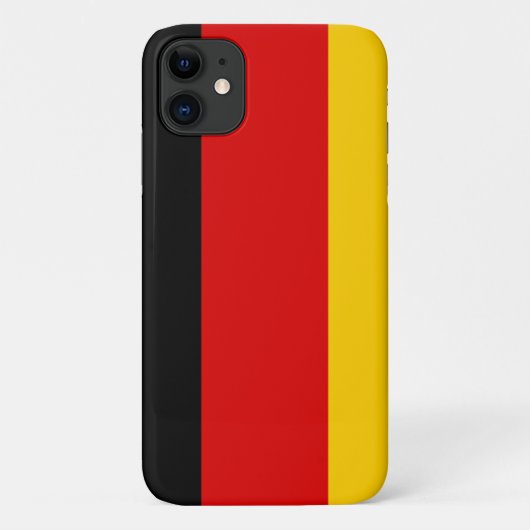 Coques Case-Mate iPhone Drapeau allemand (Dos)